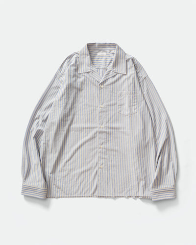 KANEMASA PHIL. - Stripe Ether Shirt Blue