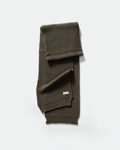 ROTOTO - Chunky Knit Scarf Charcoal