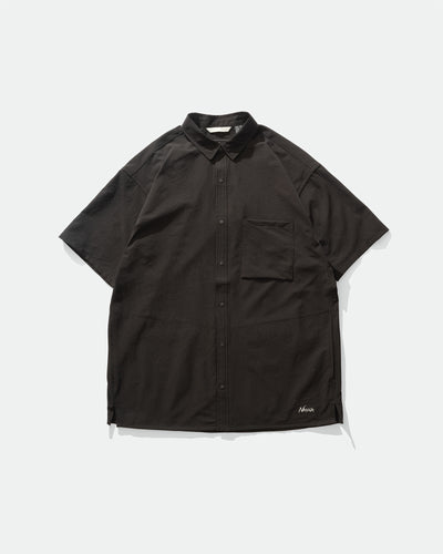 NANGA - Dot Air Comfy S/S Shirt Black
