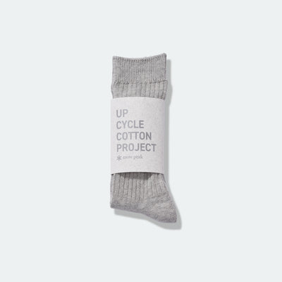 Snow Peak - Recycled Cotton Socks Grey
