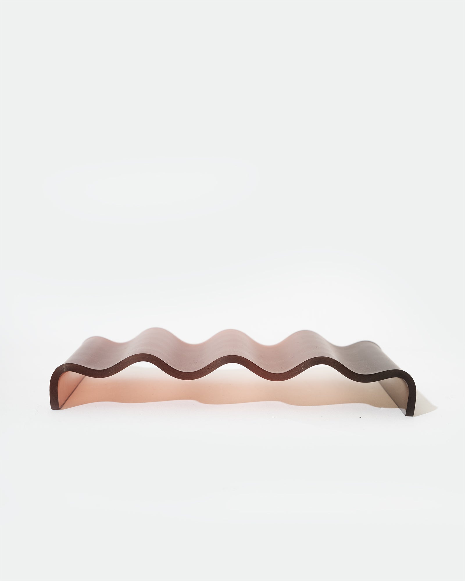 Amabro - Acrylic Wave Tray Brown Grey