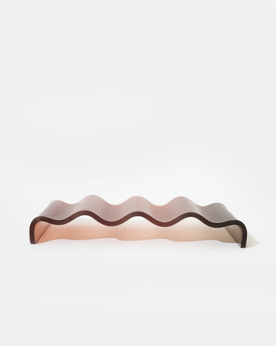Amabro - Acrylic Wave Tray Brown Grey