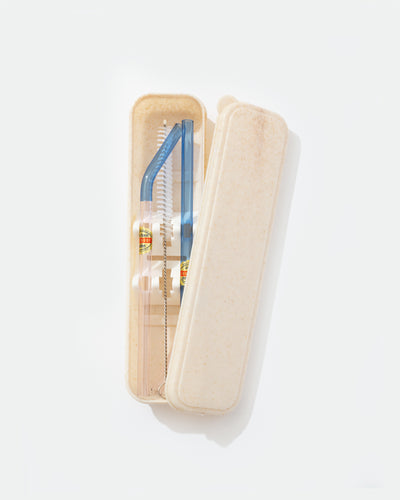 Amabro - Two Tone Straw Blue/Pink