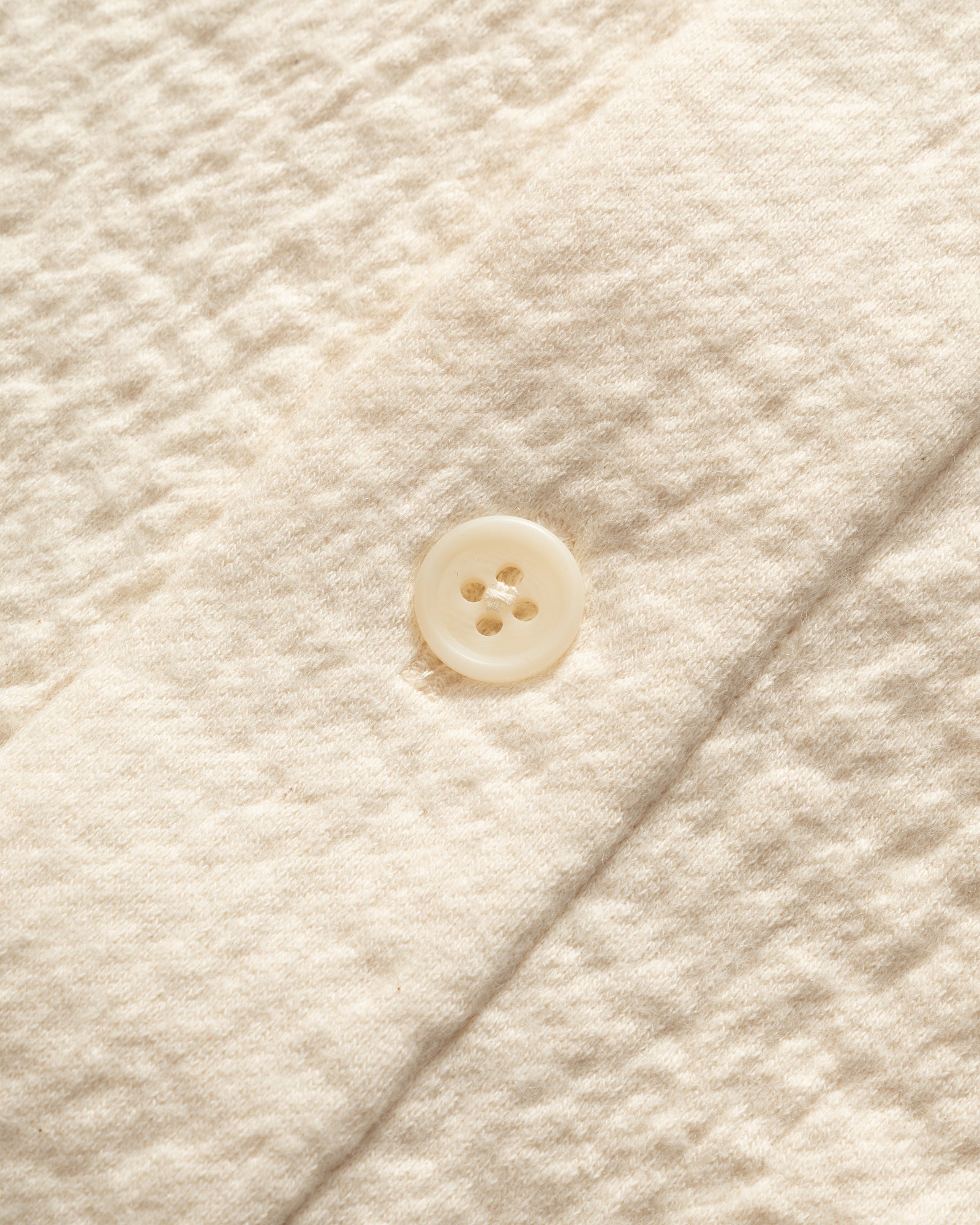 IKIJI - Fulling Fleece Work Jacket Cream