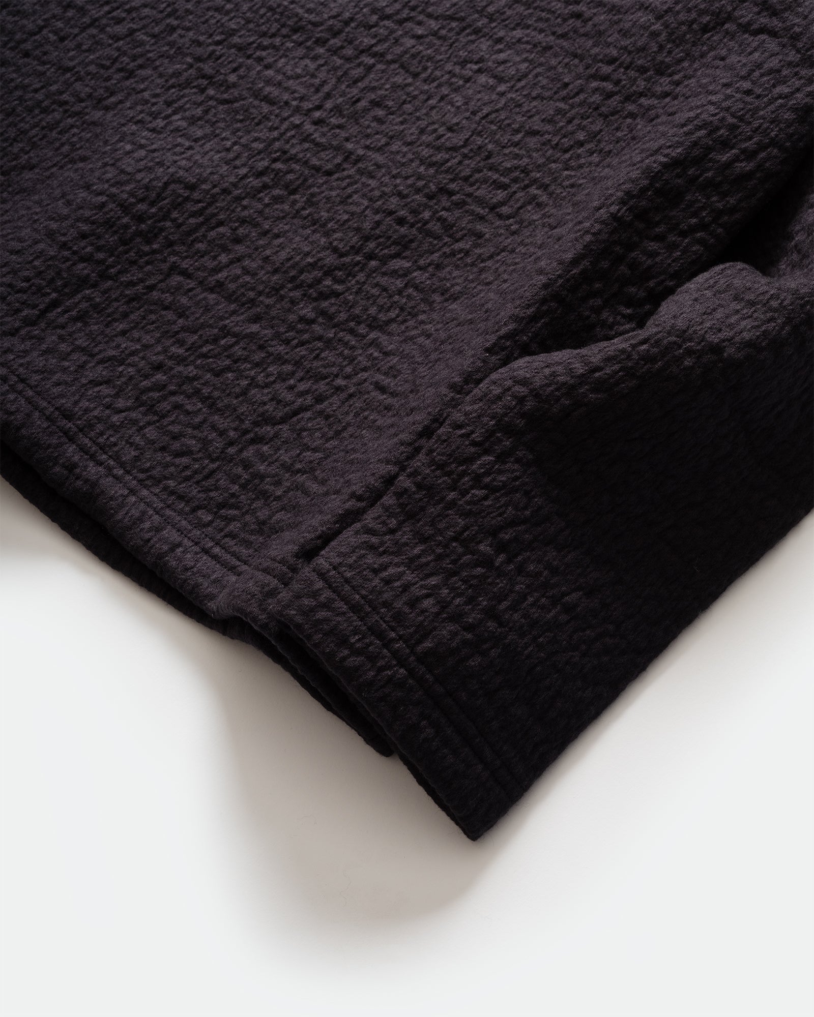 IKIJI - Fulling Fleece Crew Neck Navy