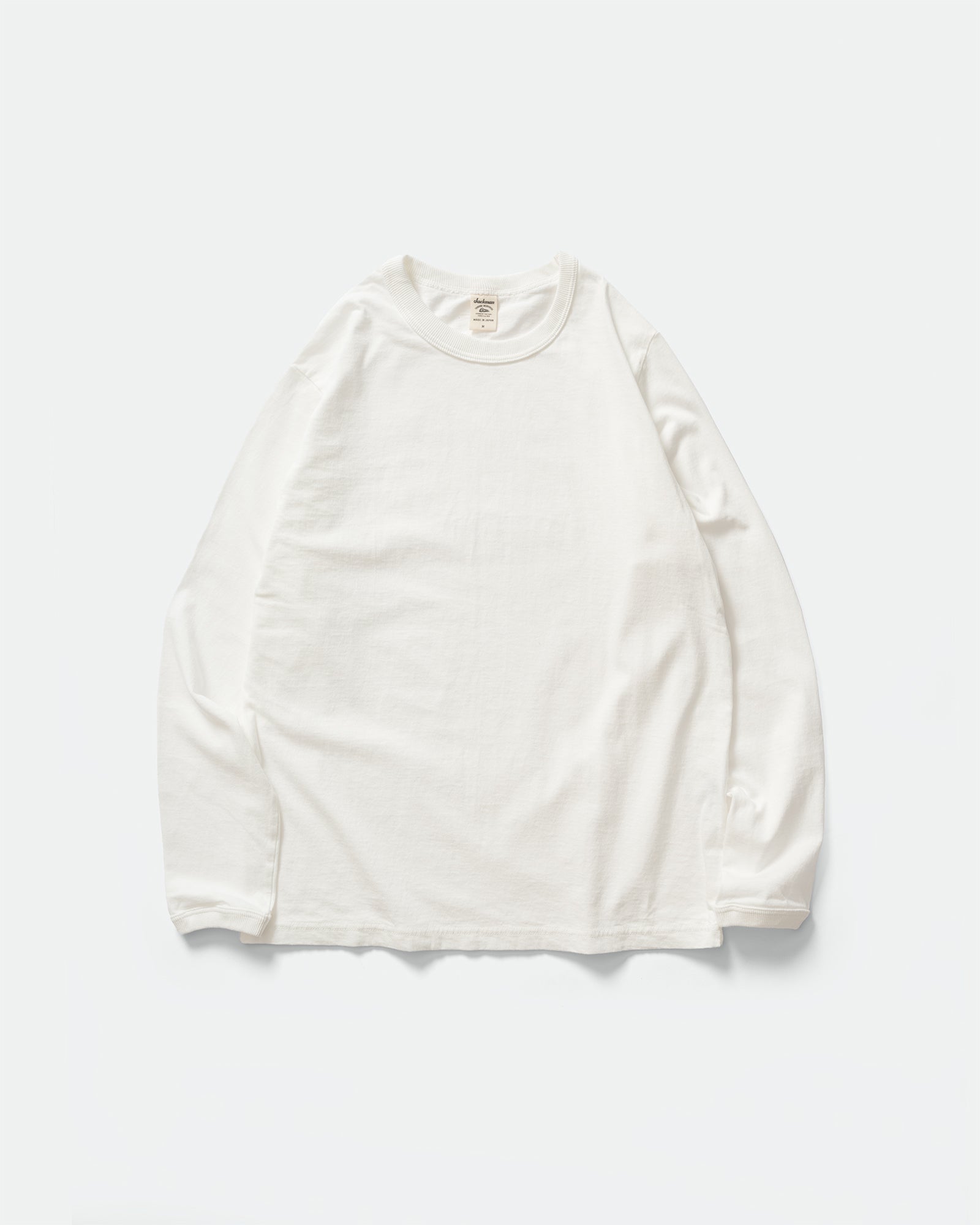 Jackman - Lead-Off LS T-shirt White