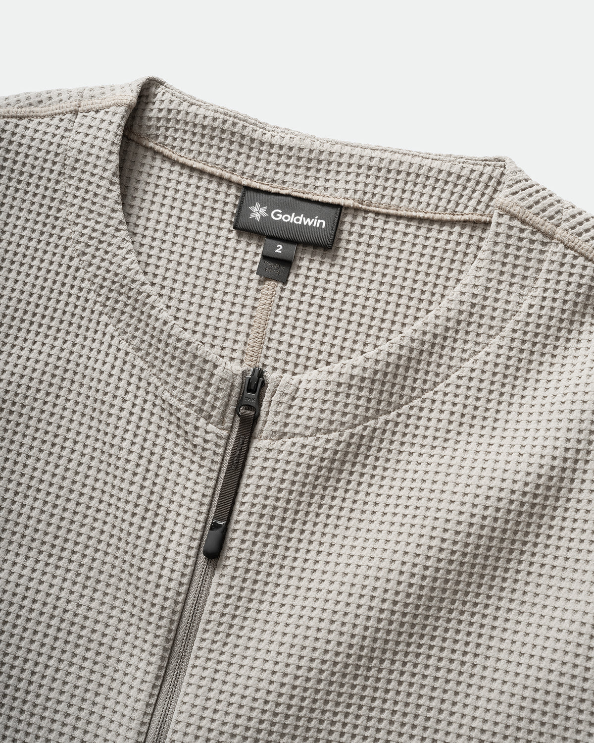 Goldwin - WF Light Zip Cardigan, Arid Beige