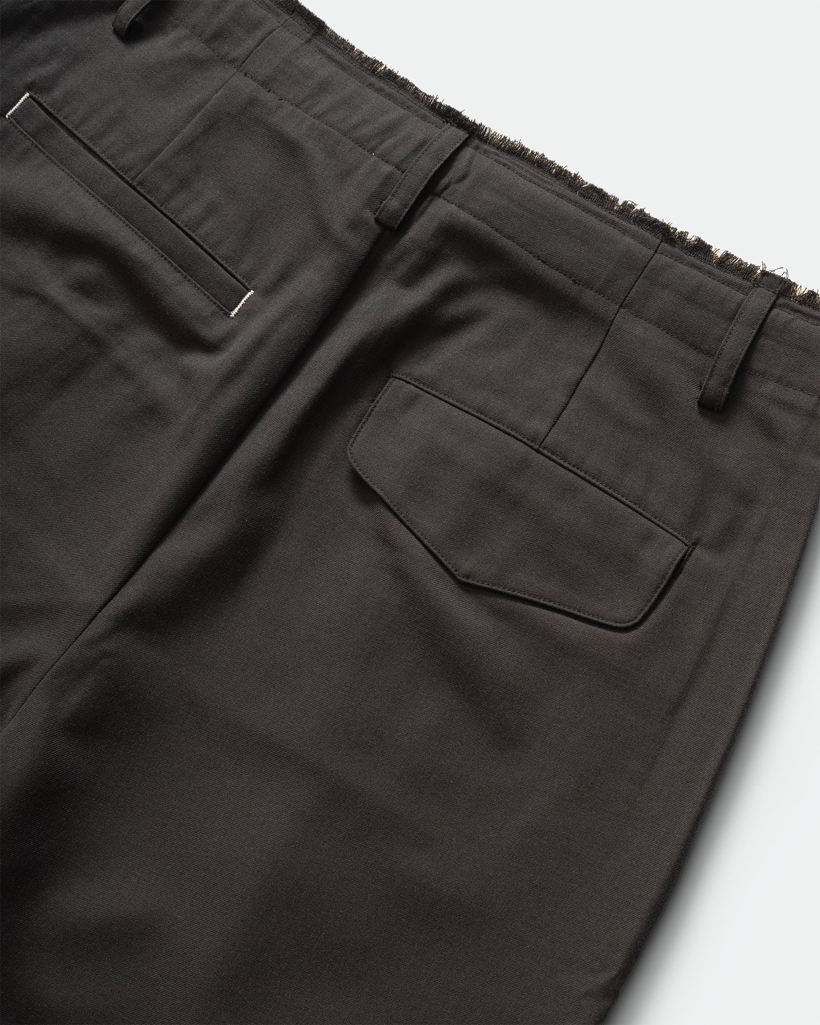 GRAYE - Raw Edge Tailored Pants Charcoal