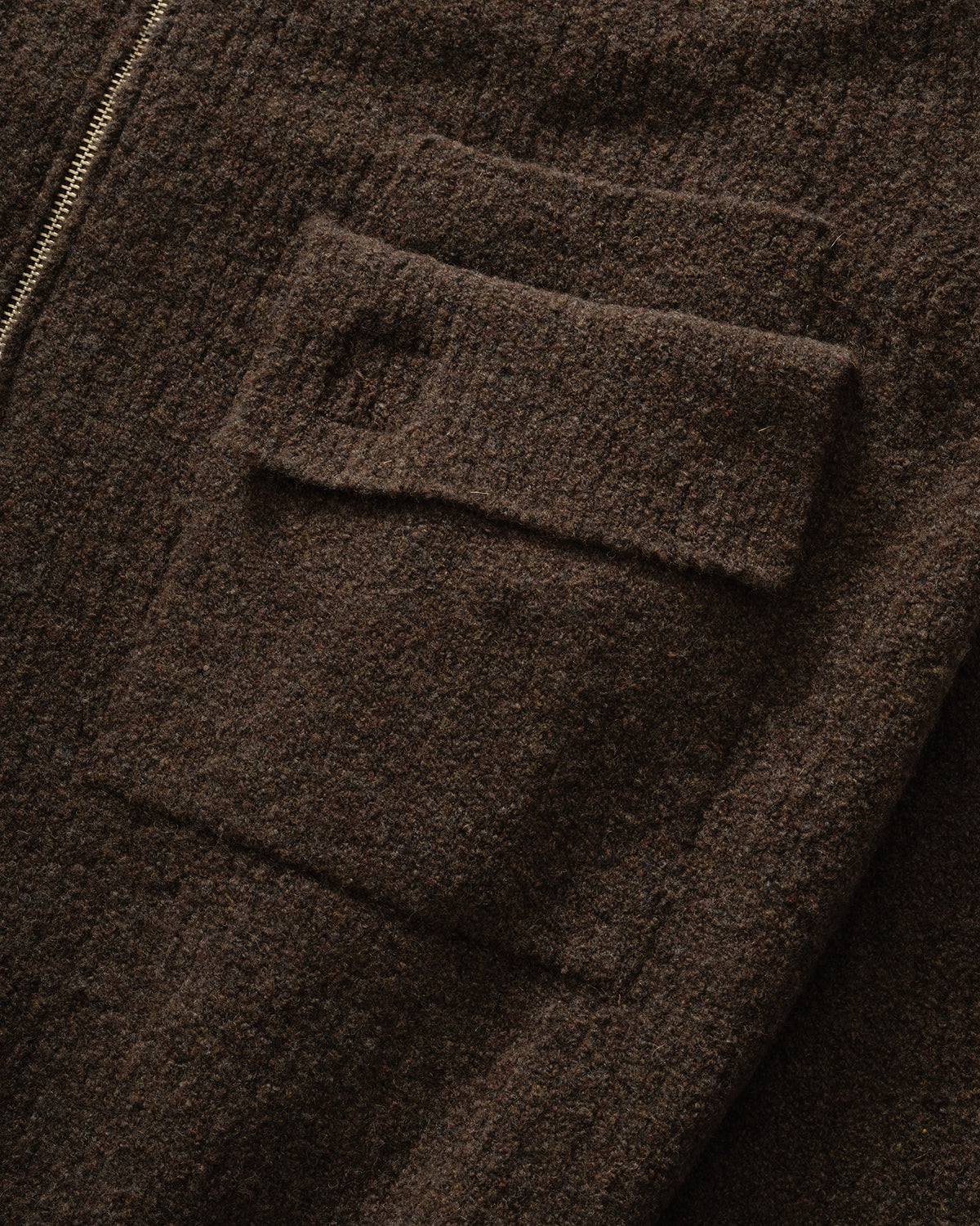 Horlisun - Forshey Boucle Zip Up Knit Cardigan, Multi
