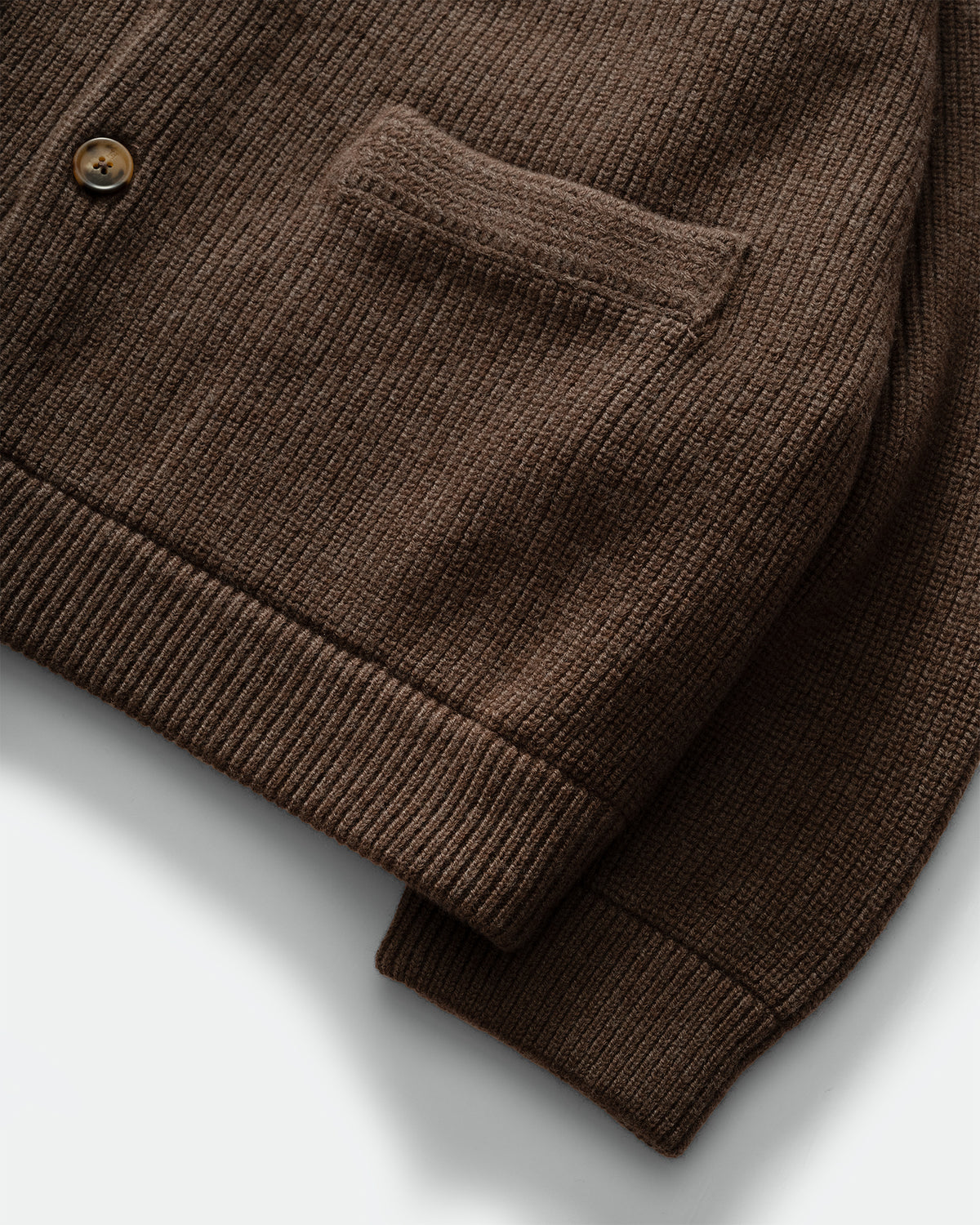Horlisun - Annette Superfine Wool Knit Cardigan, Olive