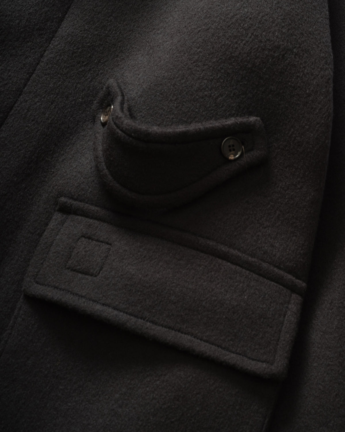 Horlisun - Winterport Wool Coat, Dark Navy