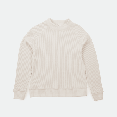 Jackman - Waffle Midneck Ivory