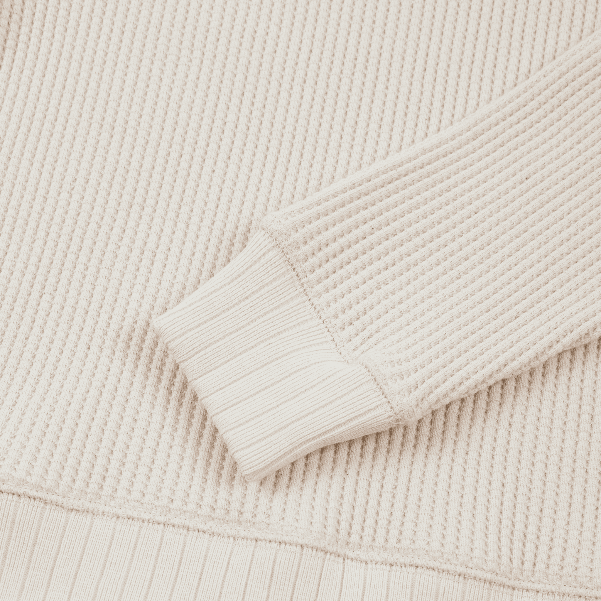 Jackman - Waffle Midneck Ivory