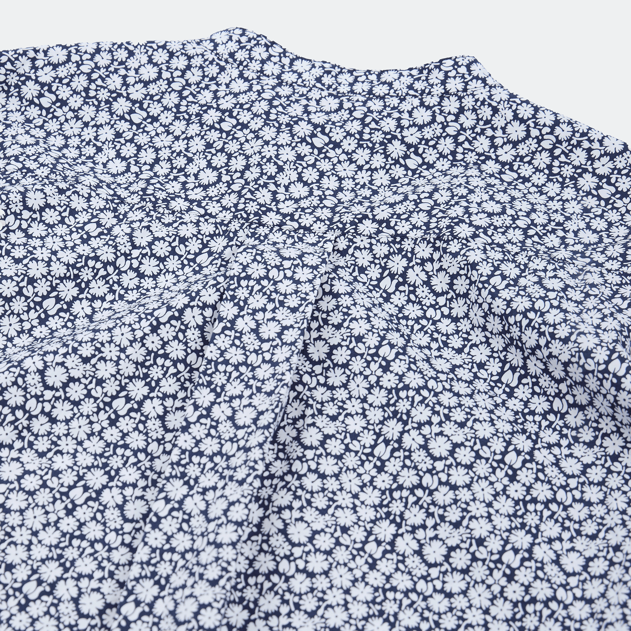 TOUJOURS - Floral Print Shirt Navy