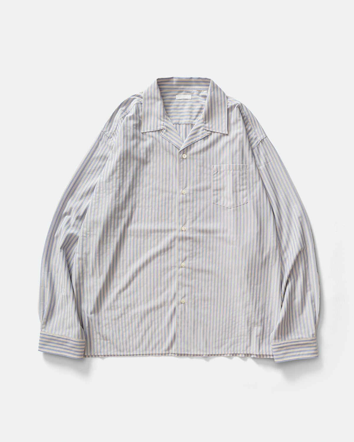 KANEMASA PHIL. - Stripe Ether Shirt Blue