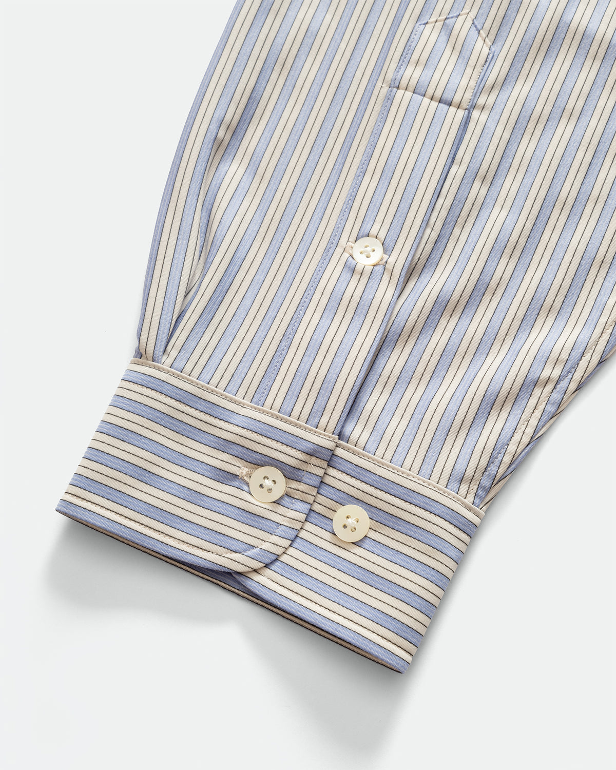 KANEMASA PHIL. - Stripe Ether Shirt Blue