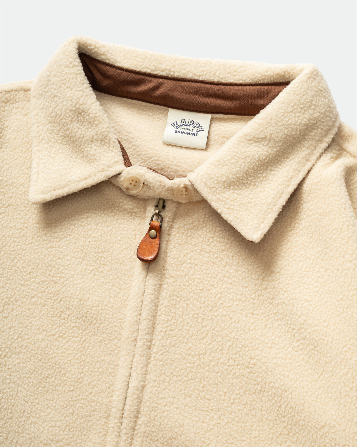 Kappy - Fleece Bomber Jacket Ivory
