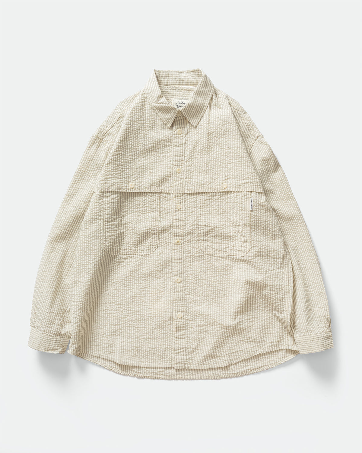 Kappy - Stripe Pocket Work Shirt Ivory
