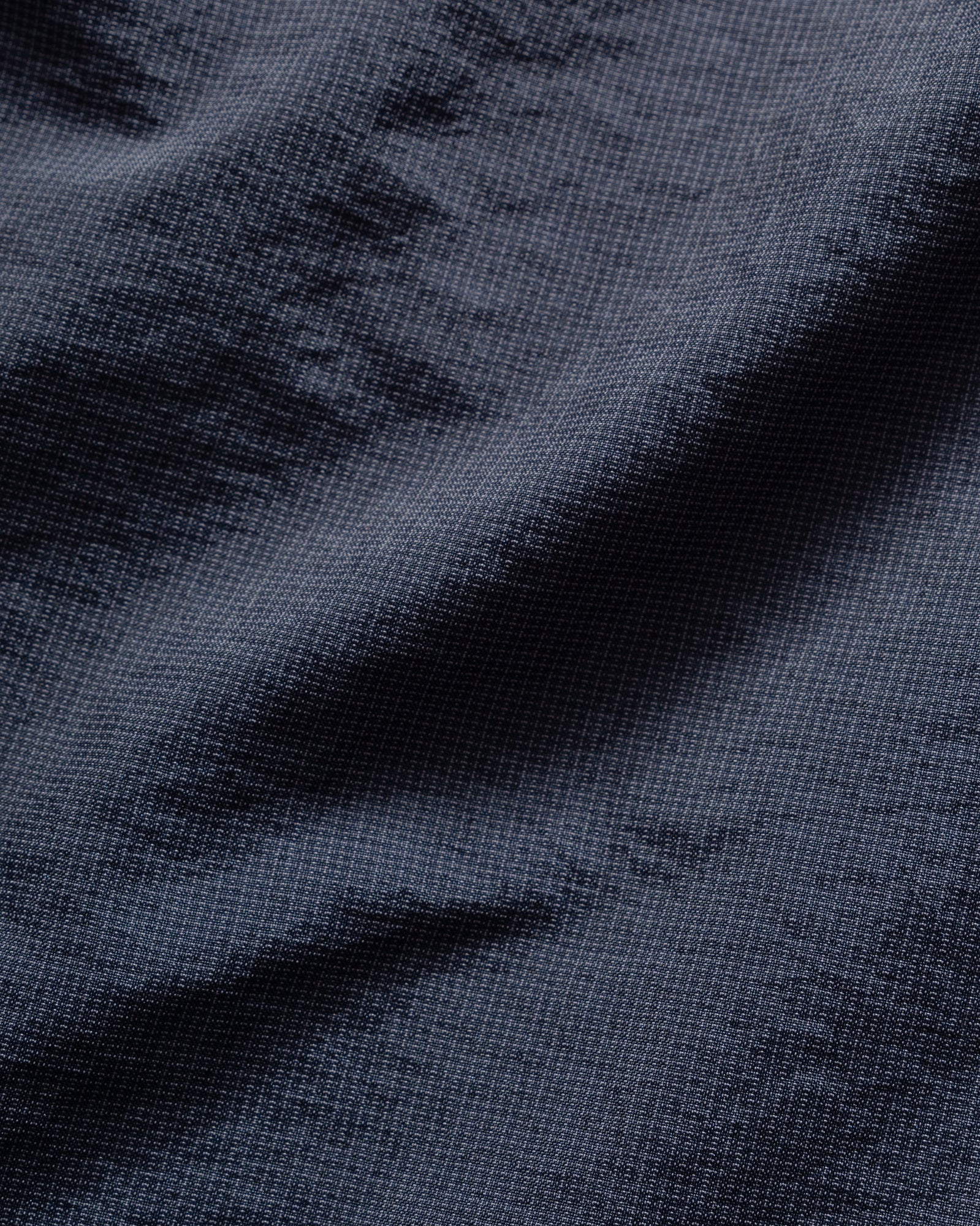 Close-up of Kappy navy nylon fabric texture