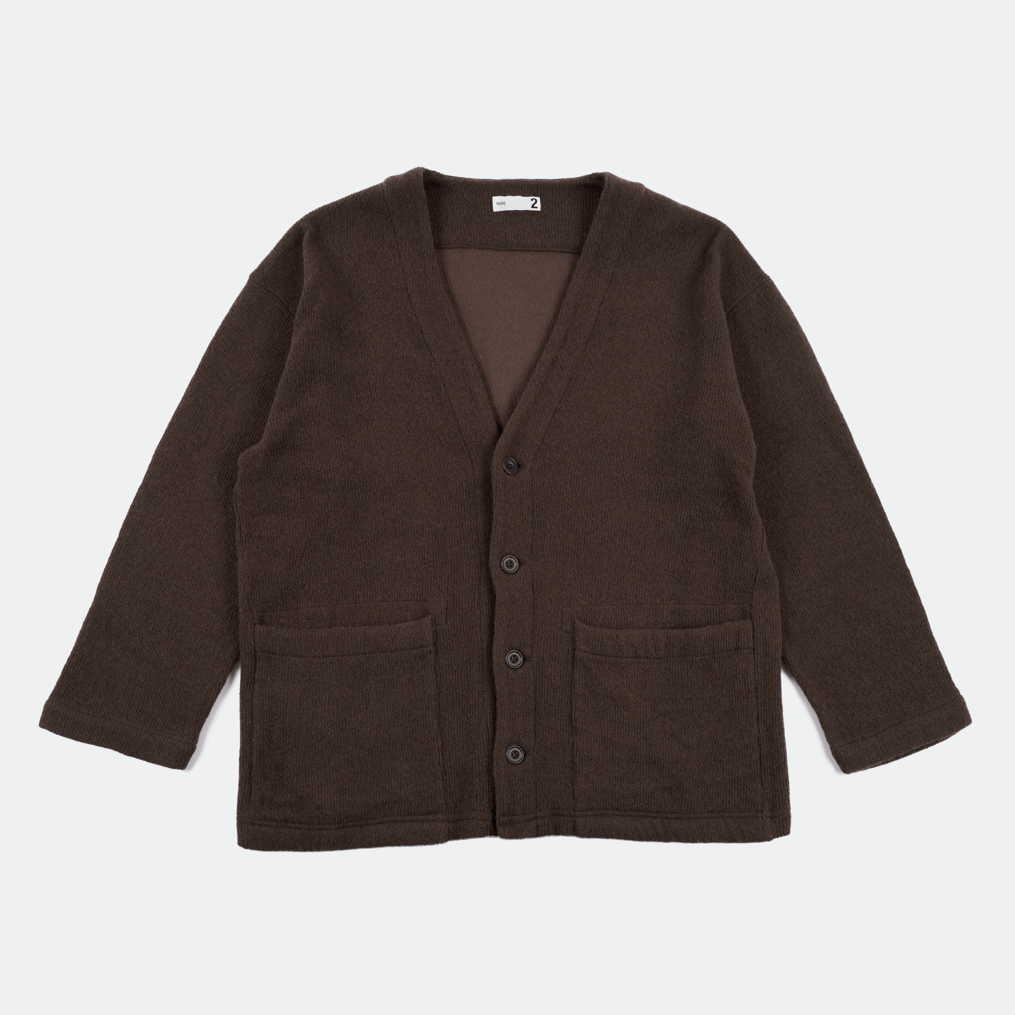 ts(s) - Wool Nylon Cardigan Brown