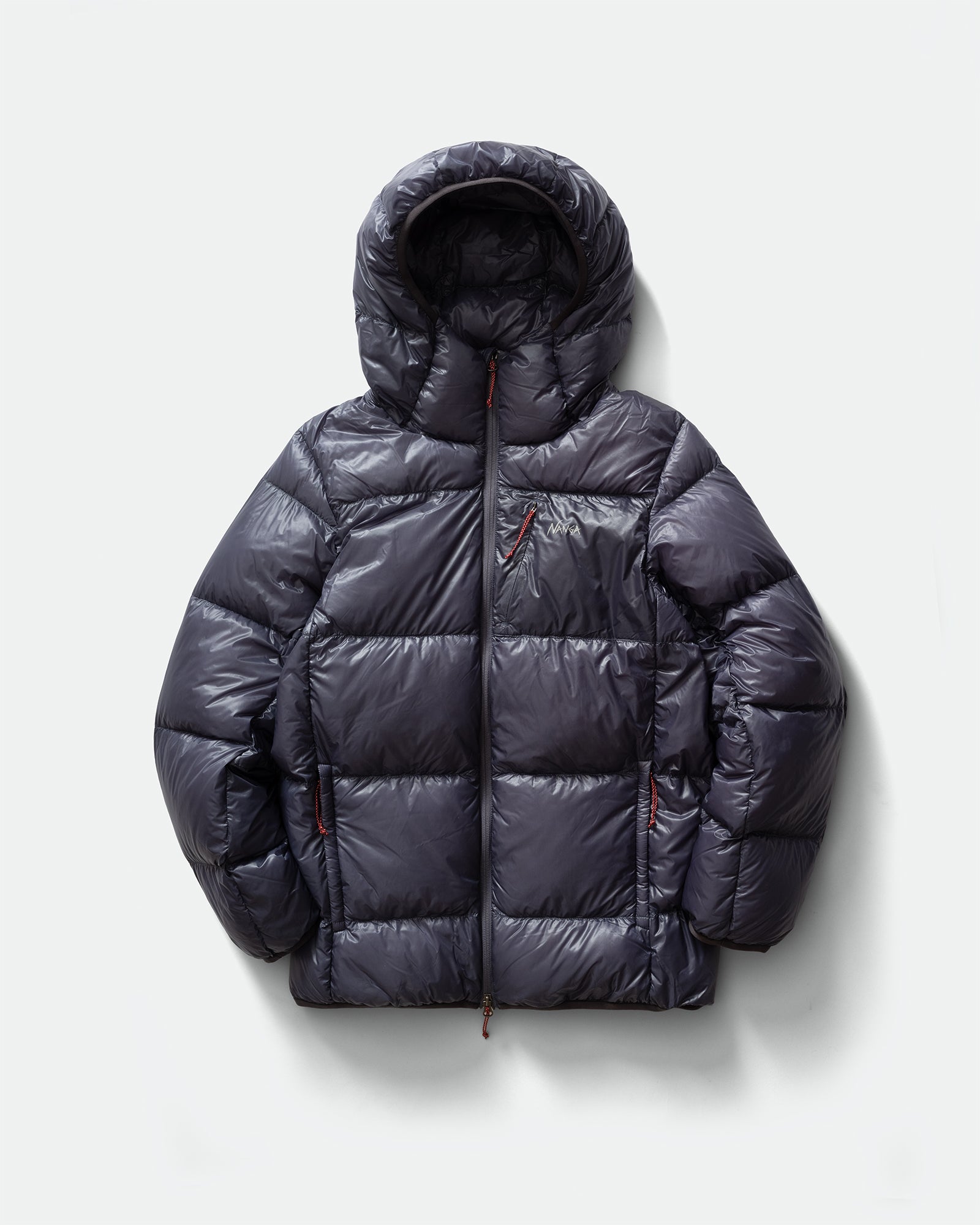 NANGA - Mountain Lodge Down Hooded Jacket Blue