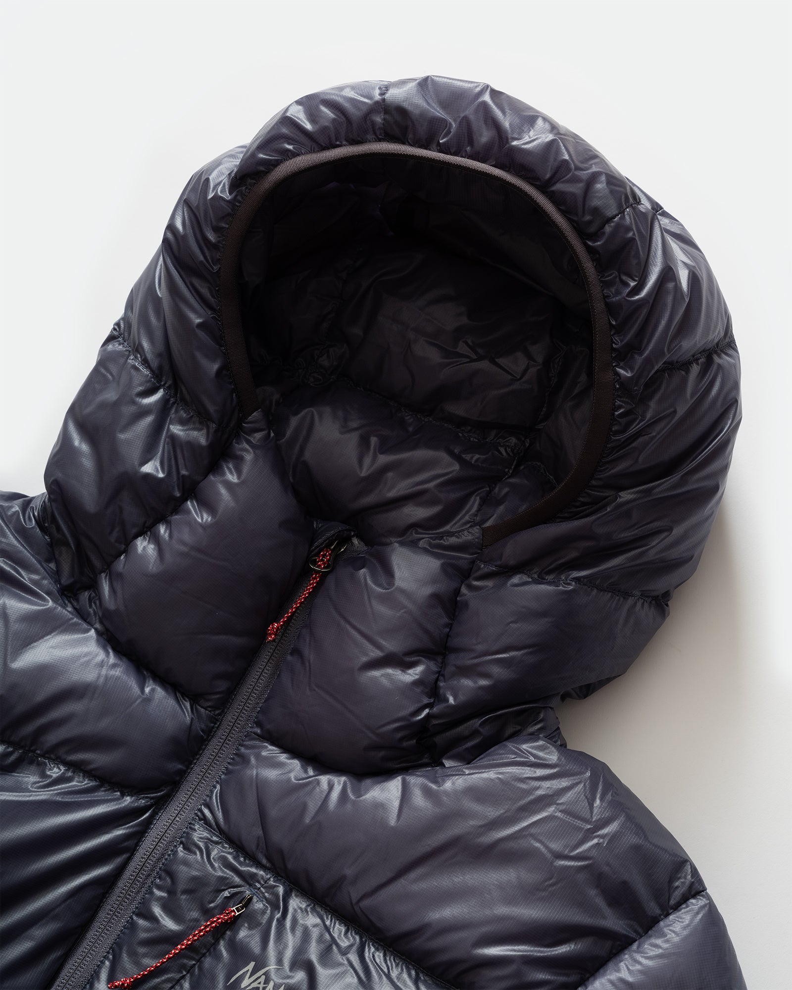NANGA - Mountain Lodge Down Hooded Jacket Blue