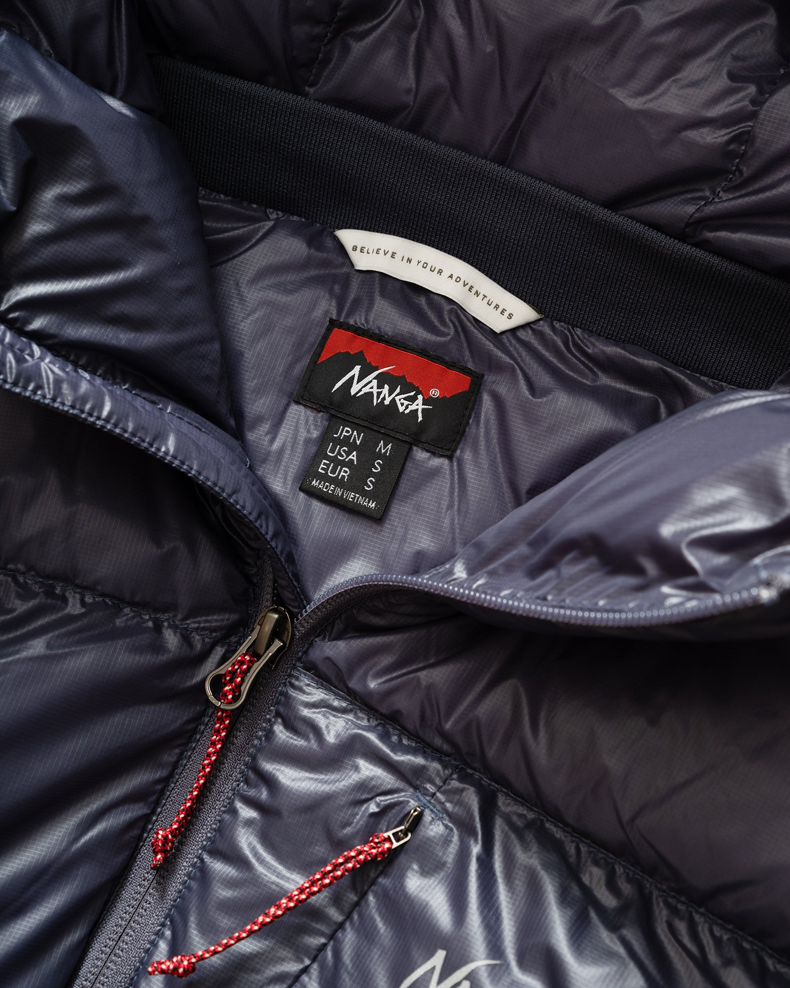 NANGA - Mountain Lodge Down Hooded Jacket Blue