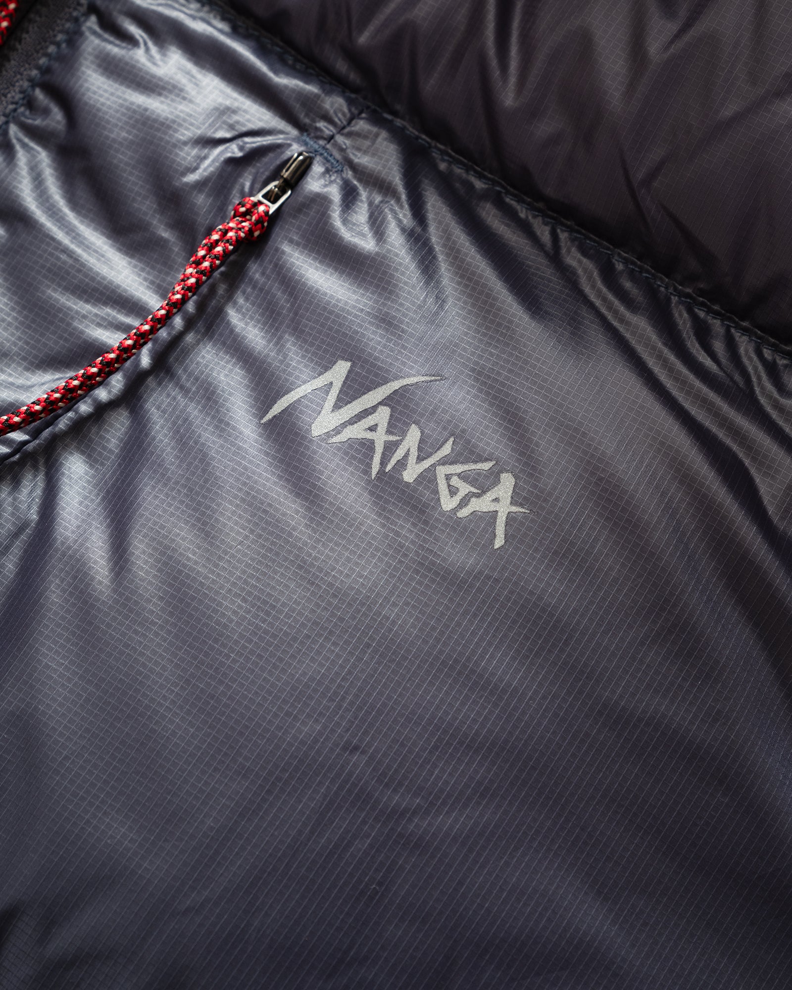 NANGA - Mountain Lodge Down Hooded Jacket Blue
