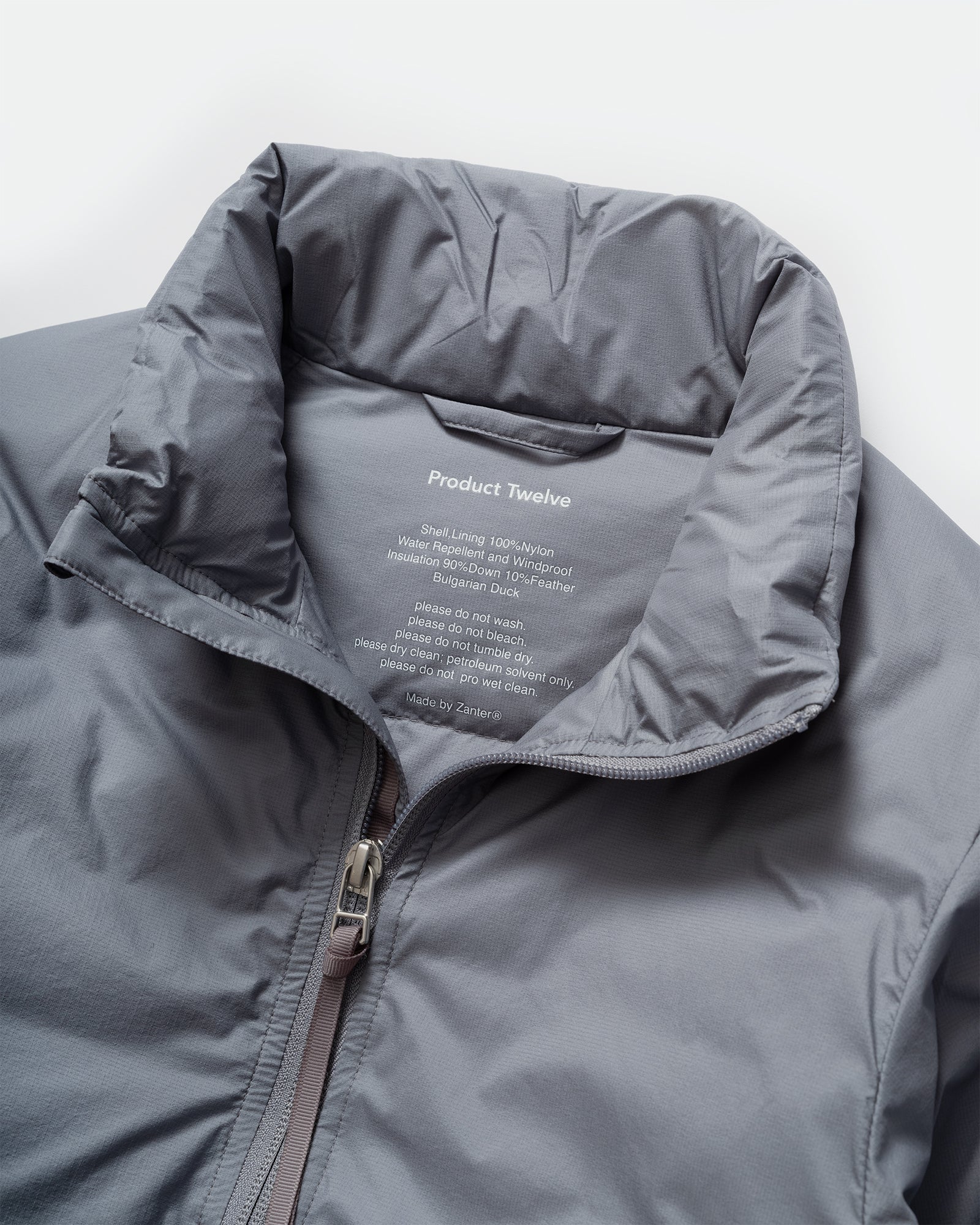 Product Twelve -  Utility Down Jacket Grey