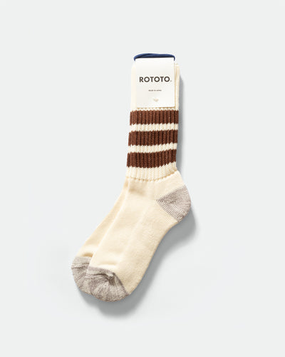 ROTOTO - Coarse Ribbed Old School Brown