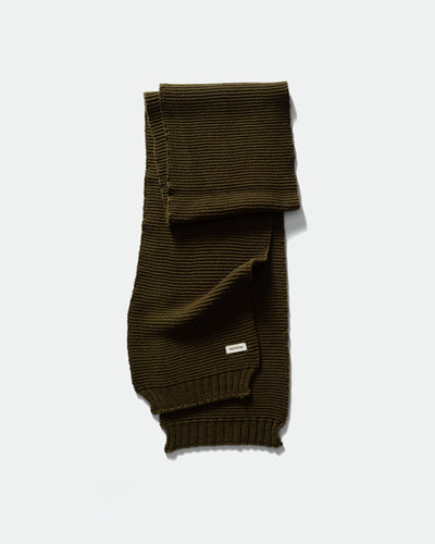 ROTOTO - Chunky Knit Scarf Olive