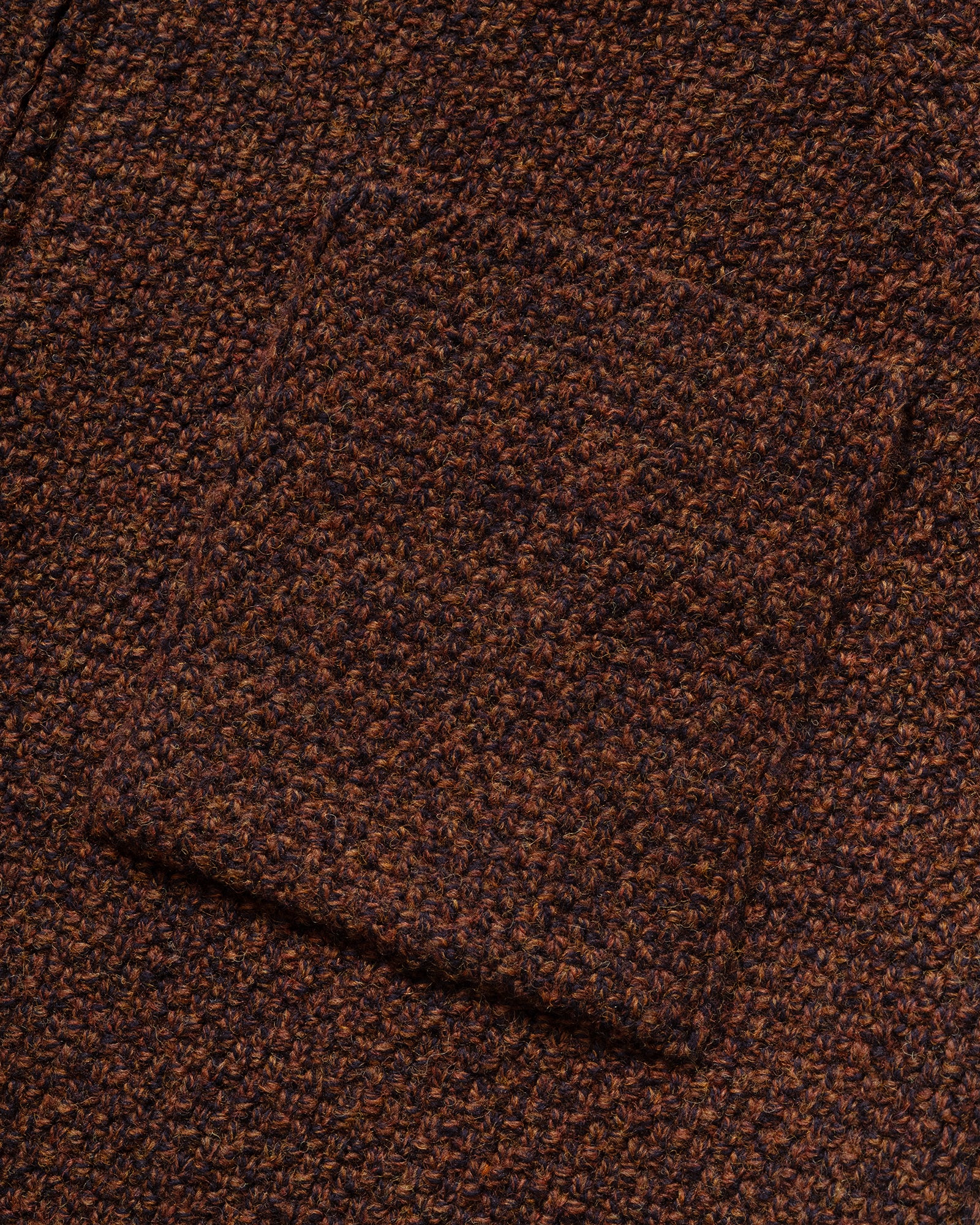 Still By Hand - 5G Knitted Blouson Brown