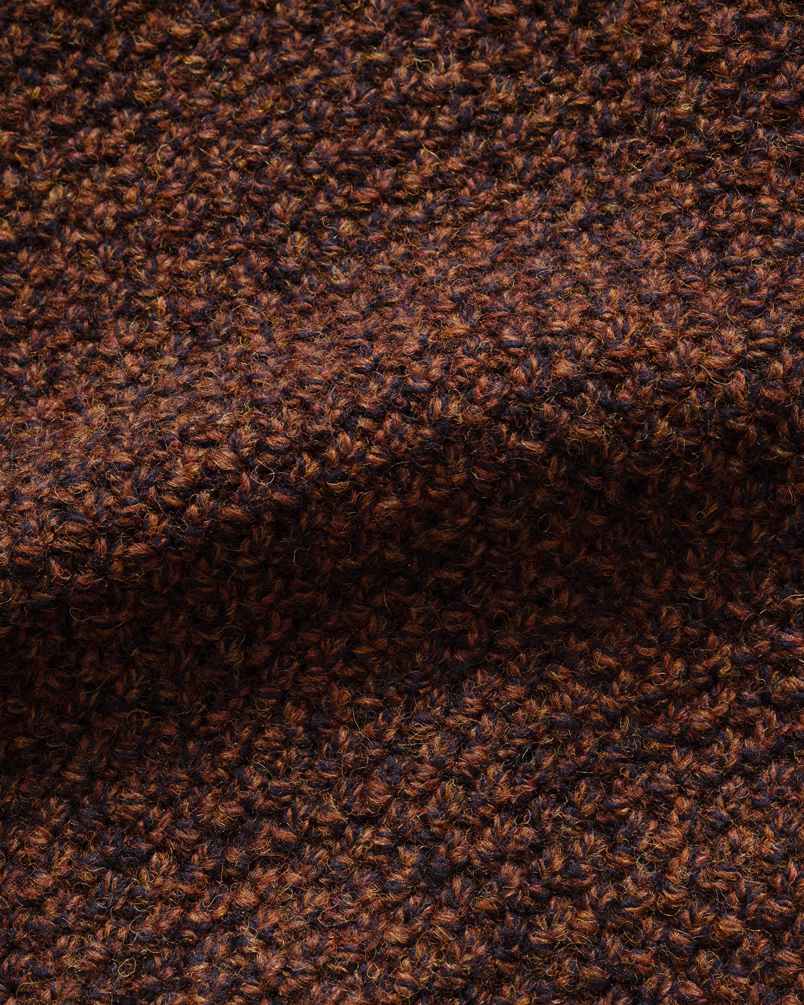 Still By Hand - 5G Knitted Blouson Brown
