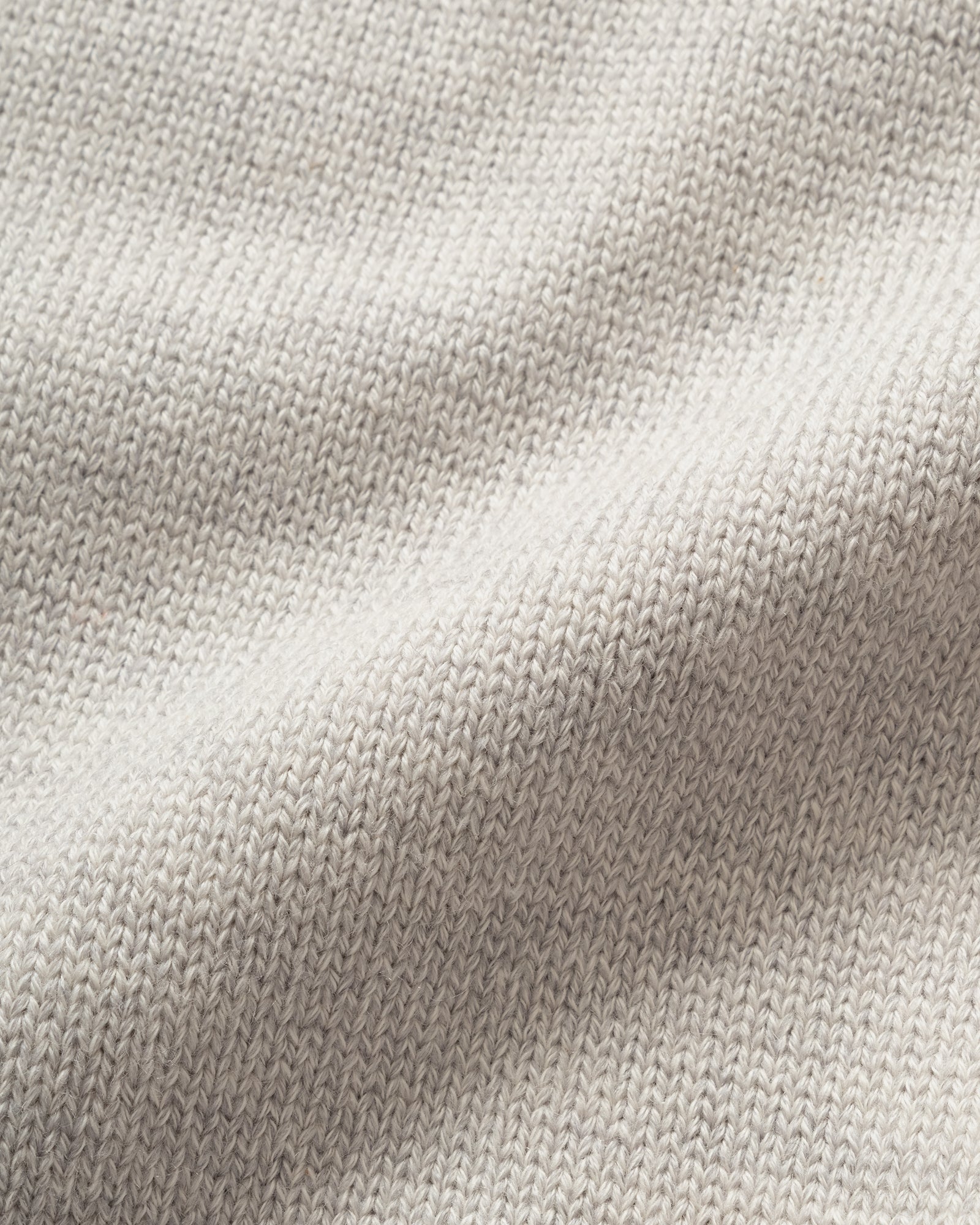 Still By Hand -10G Polo Cardigan Light Grey