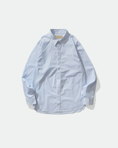 GRAYE - Cutout Placket Shirt Blue