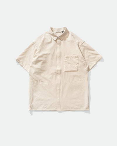 NANGA - Dot Air Comfy S/S Shirt Beige