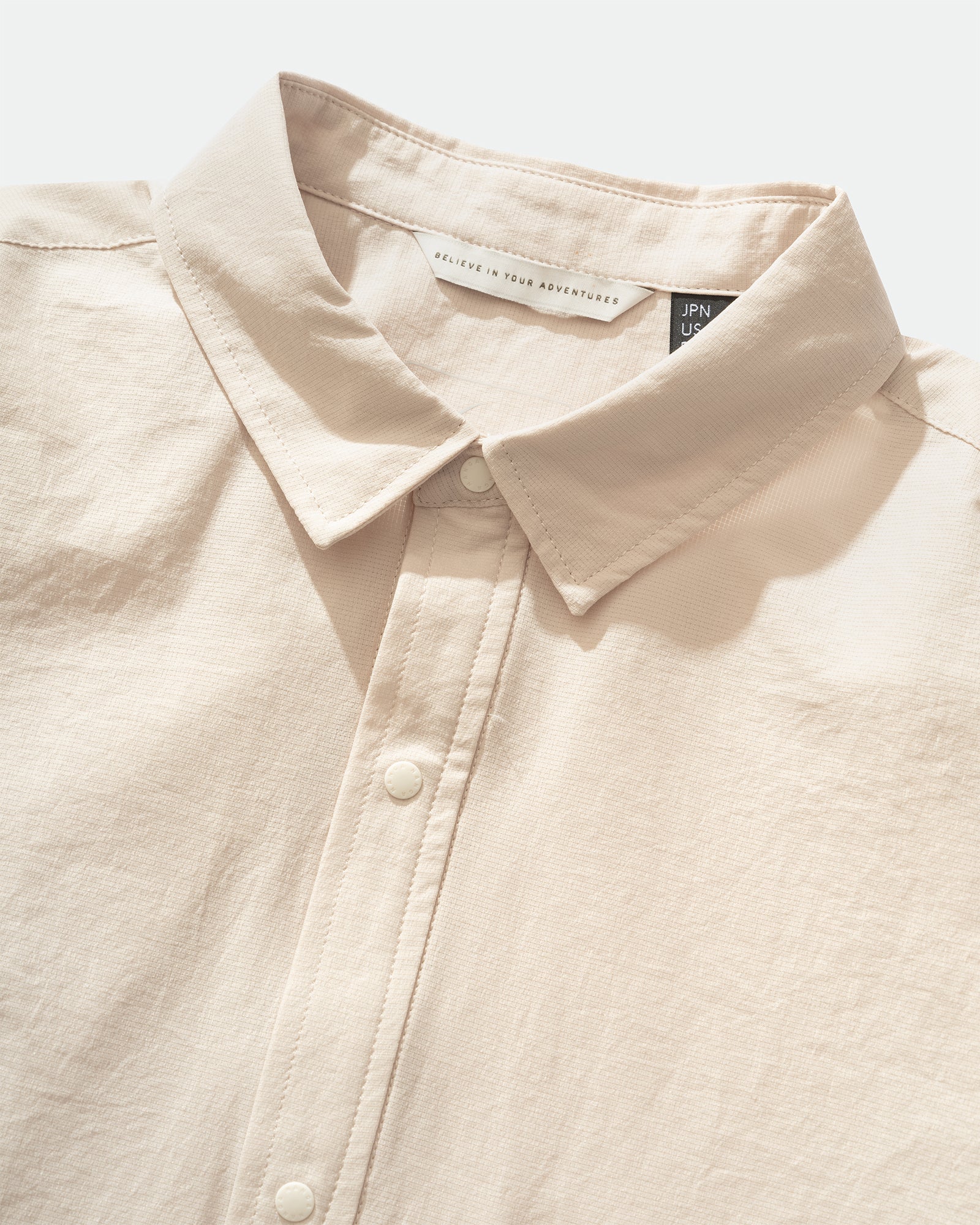 NANGA - Dot Air Comfy S/S Shirt Beige