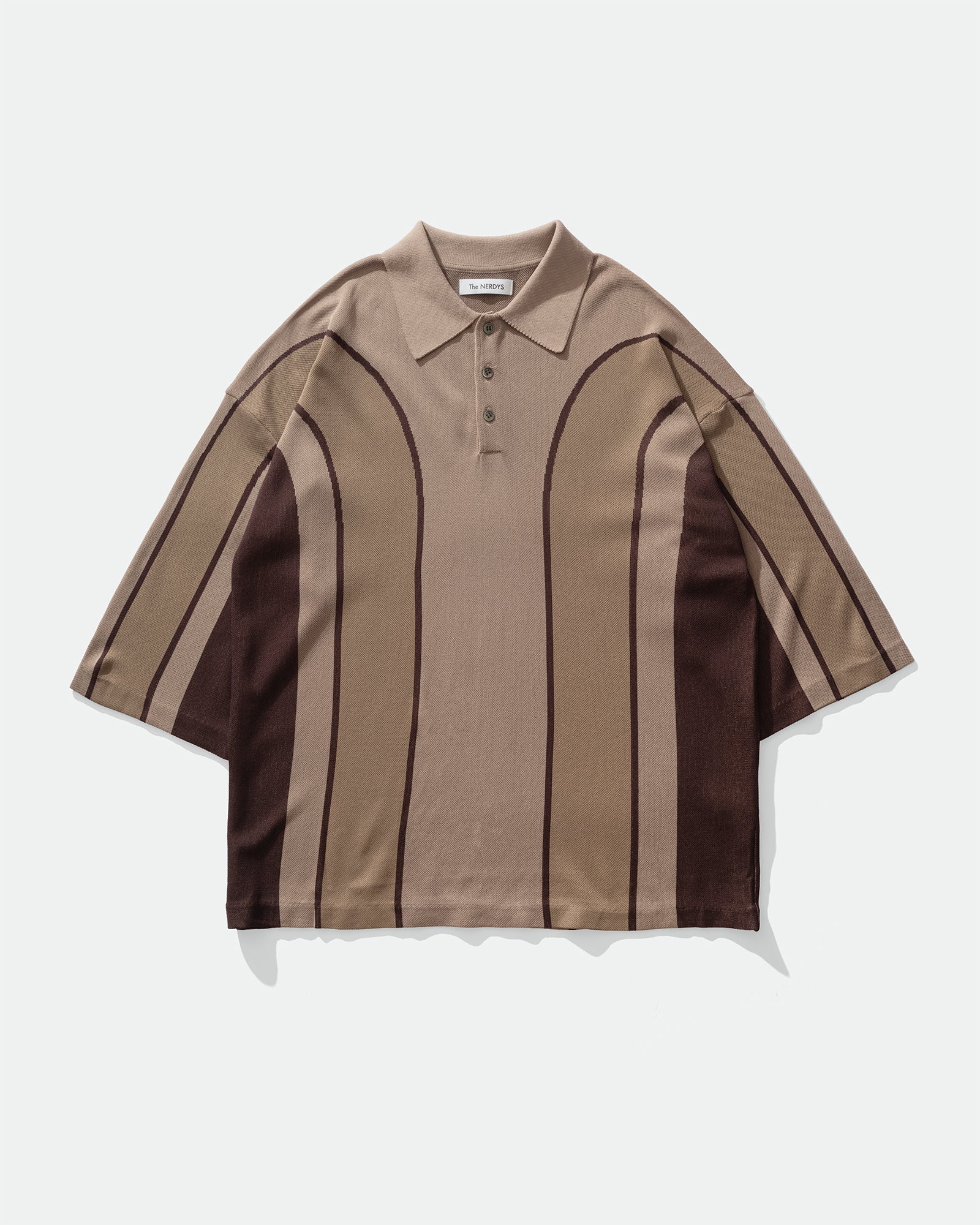 The NERDYS - Pattern Pullover Shirt Dark Grey