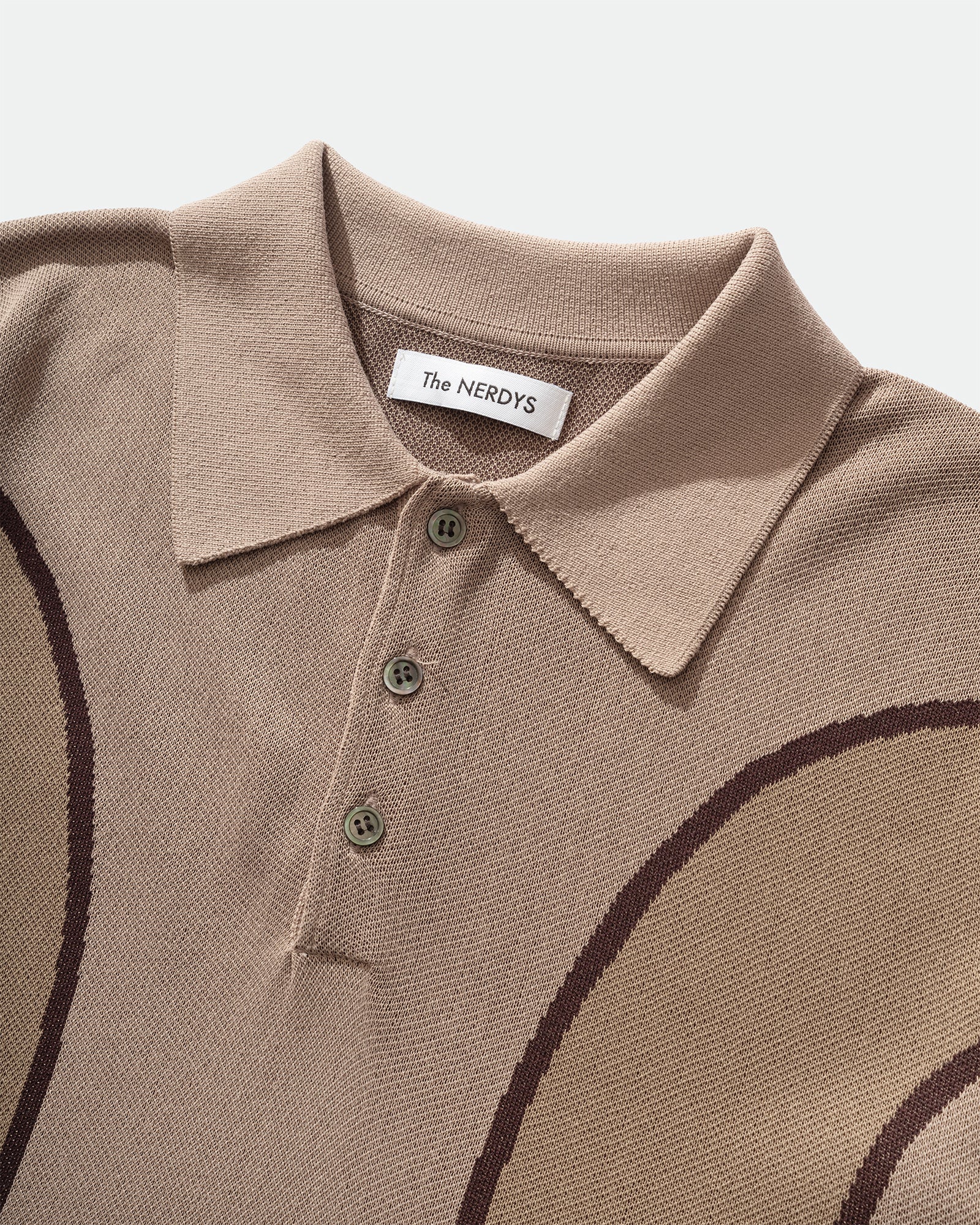 The NERDYS - Pattern Pullover Shirt Dark Grey