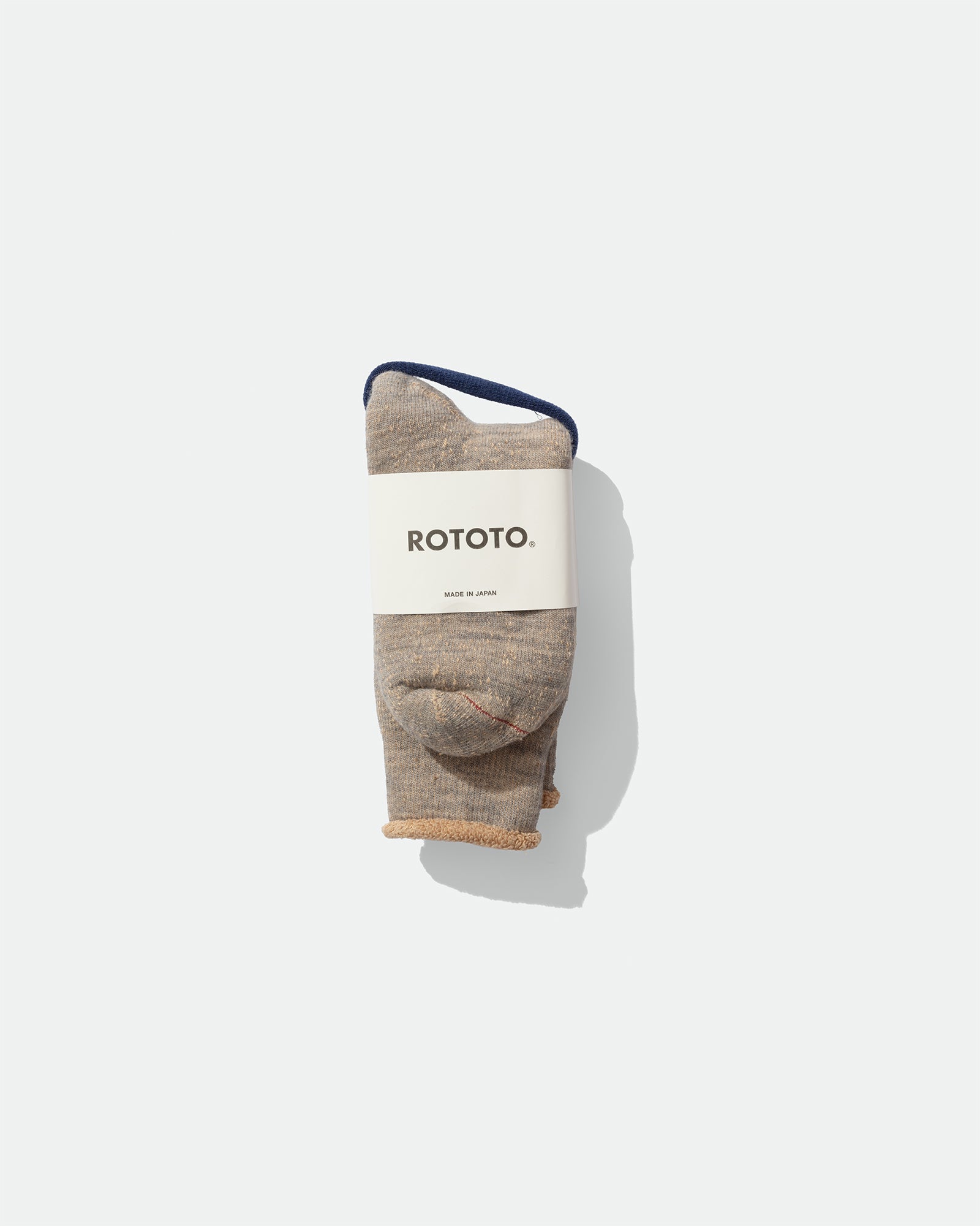 ROTOTO - Double Face Crew Grey/Brown
