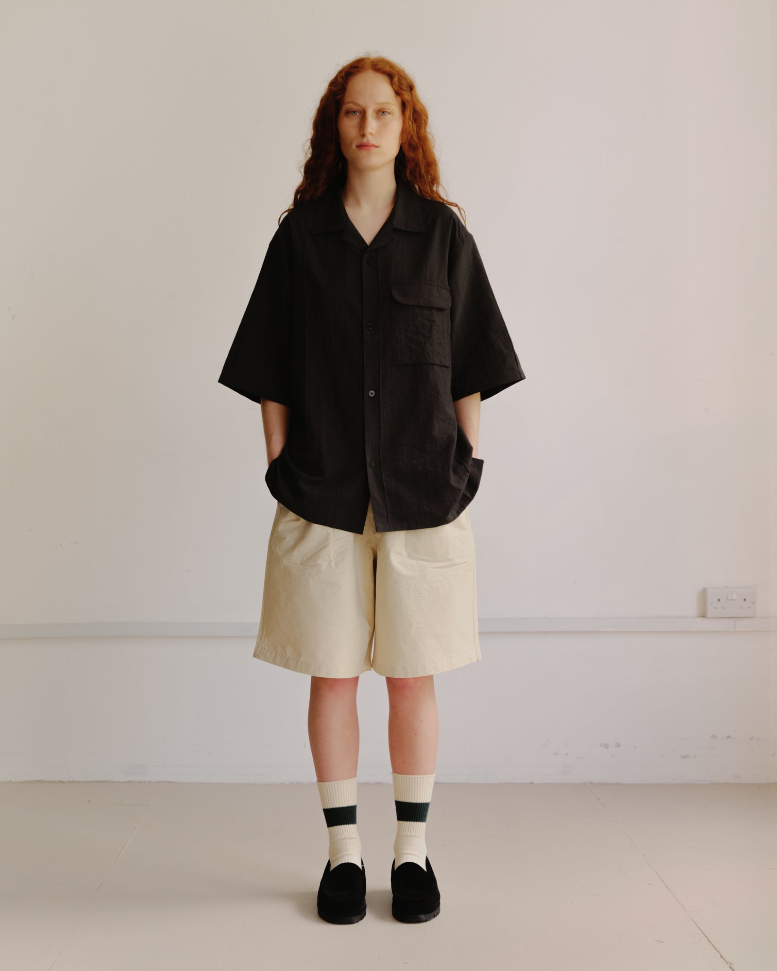 Kappy - CN Wide Shorts Cream