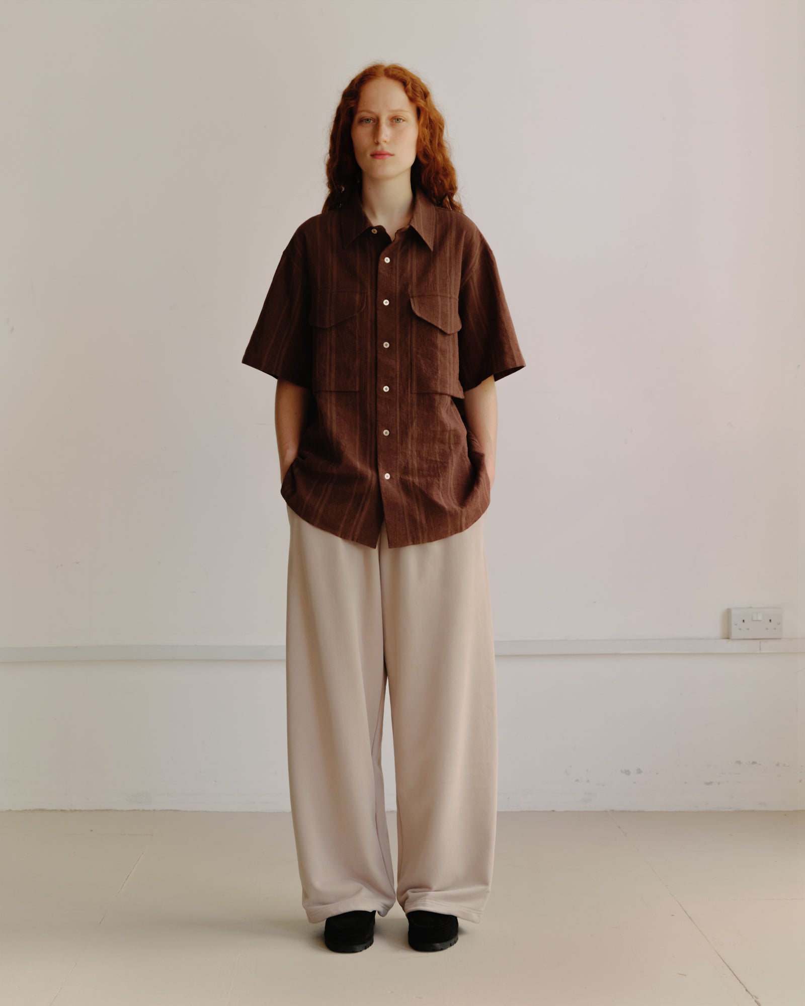 NEITHERS - Wayfarer Shirt Sepia Brown