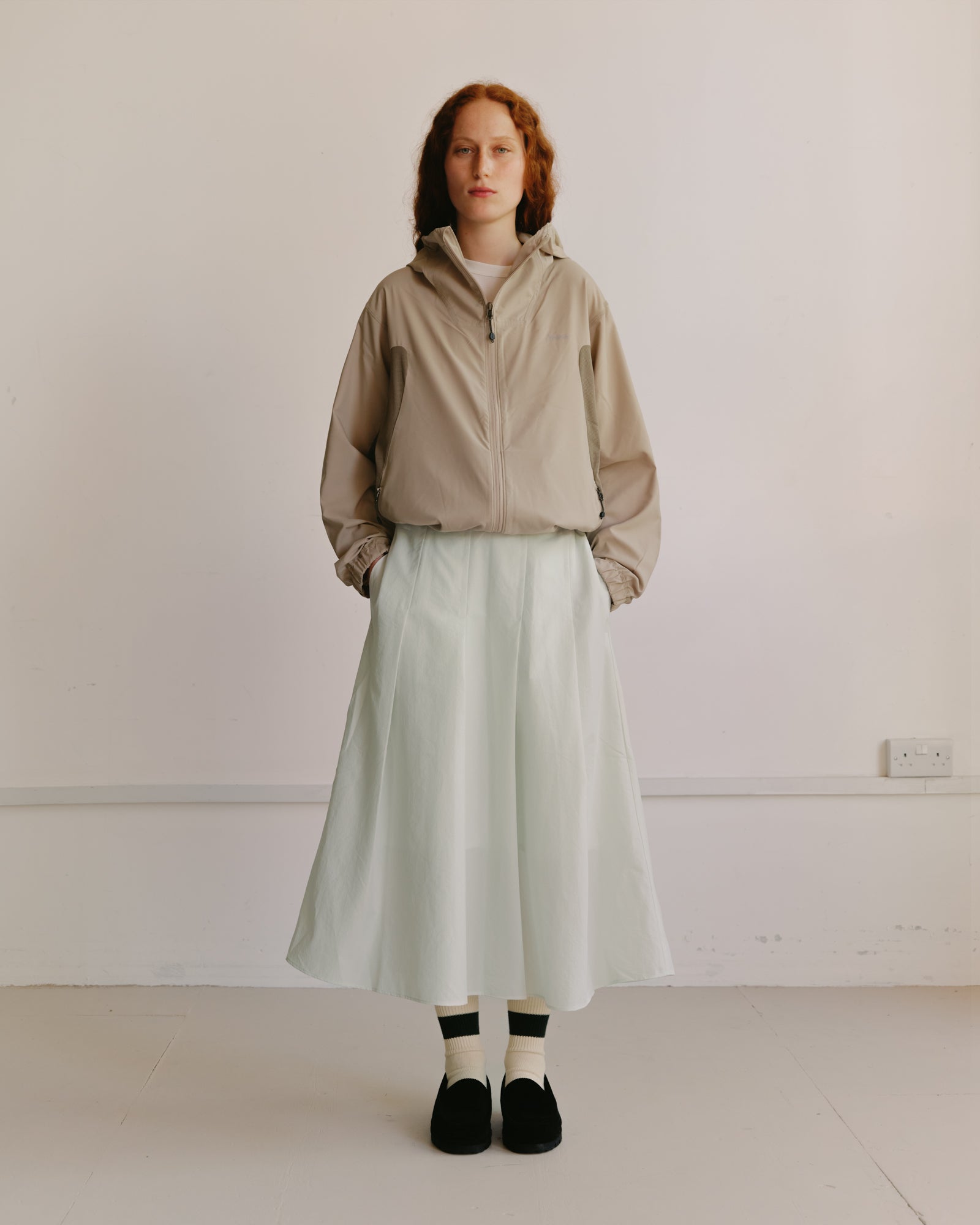 NANGA - DotAir Comfy Pleated Skirt Mint