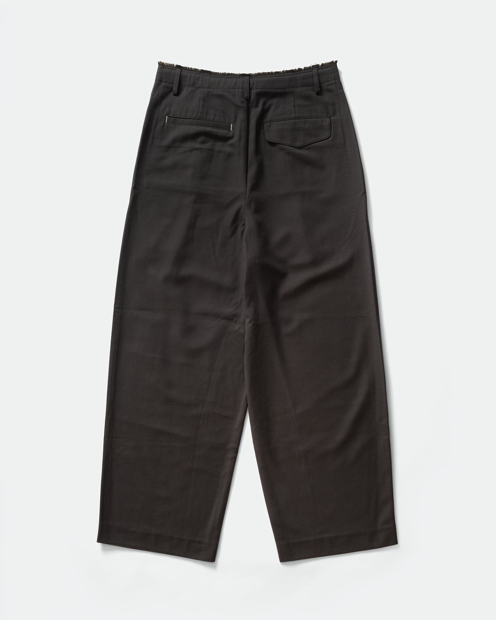 GRAYE - Raw Edge Tailored Pants Charcoal