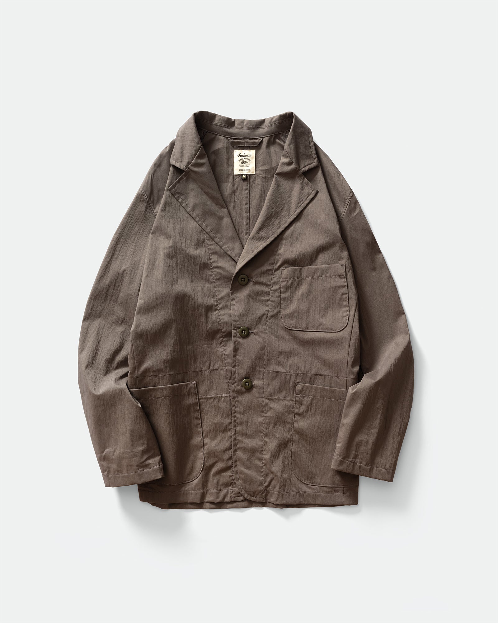 Jackman - Crepe Umps Jacket Grey