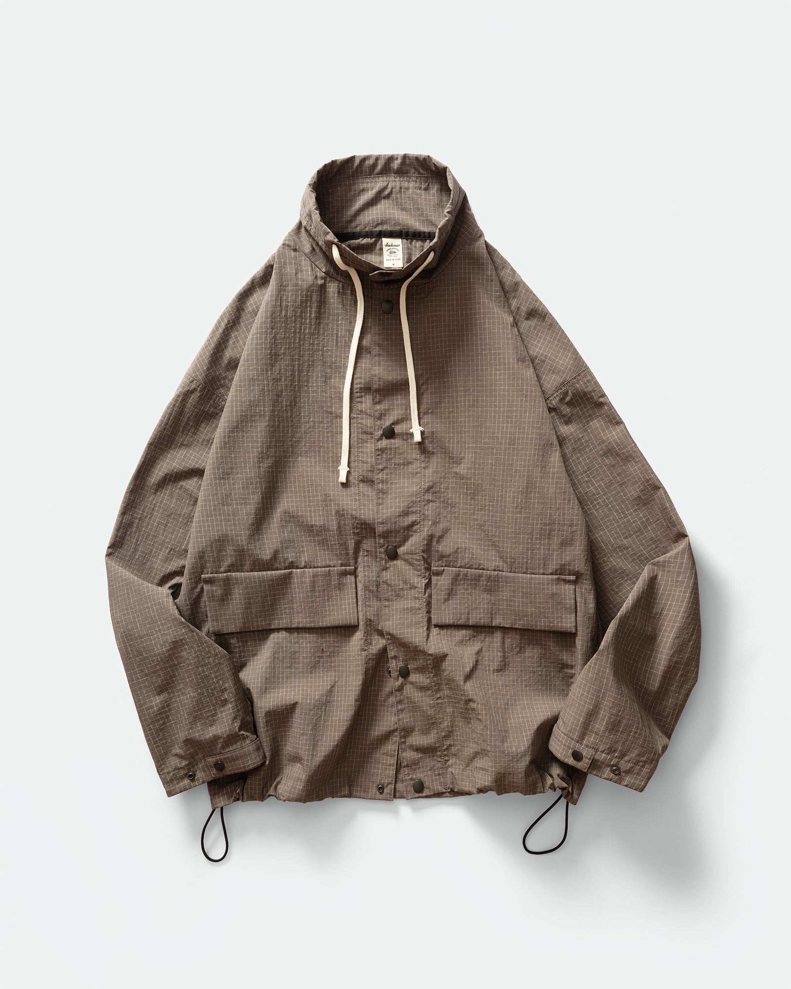 Jackman - WP Stand Neck Jacket Warm Grey