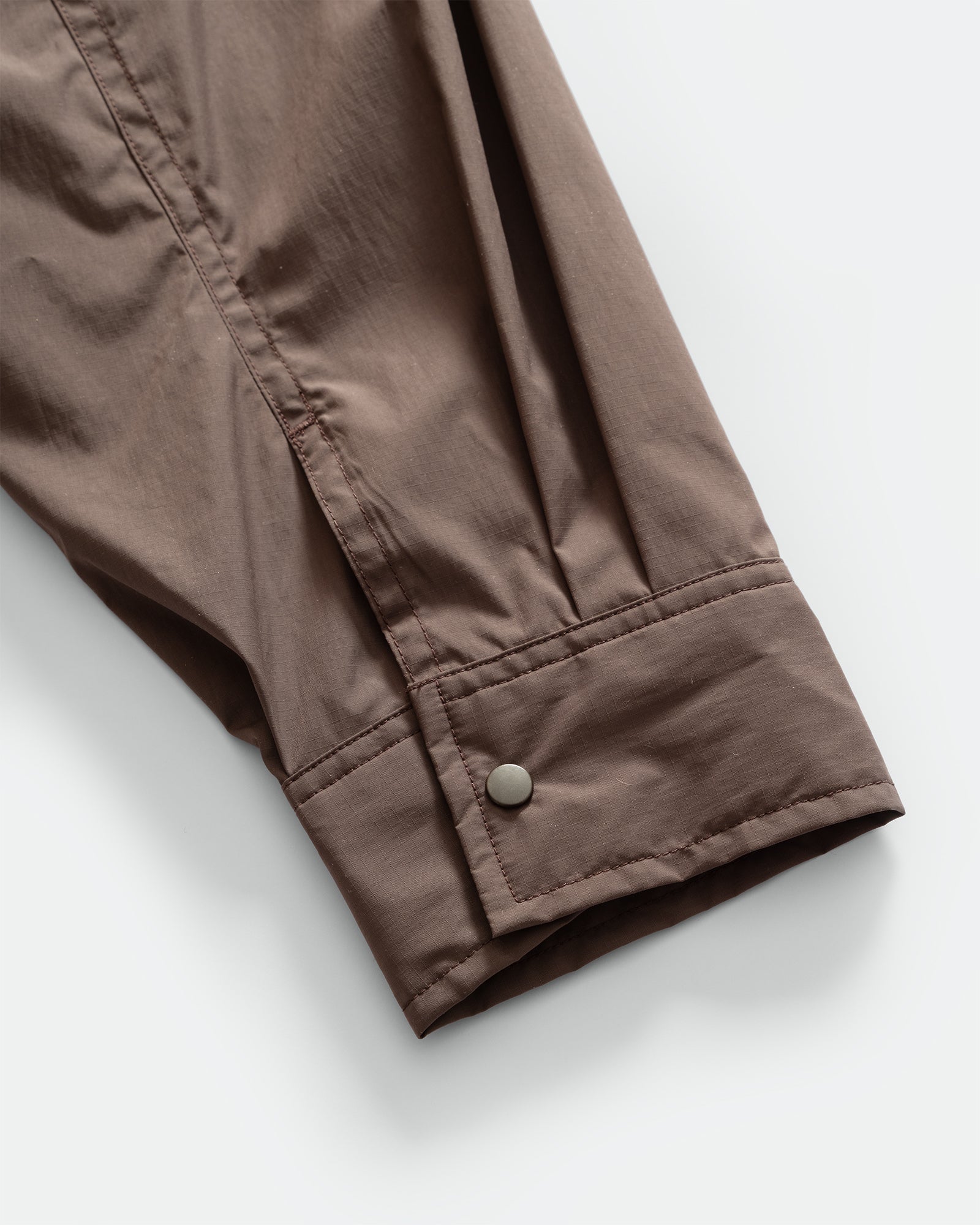 Product Twelve - Zip Up Utility Shirt Jacket Brown
