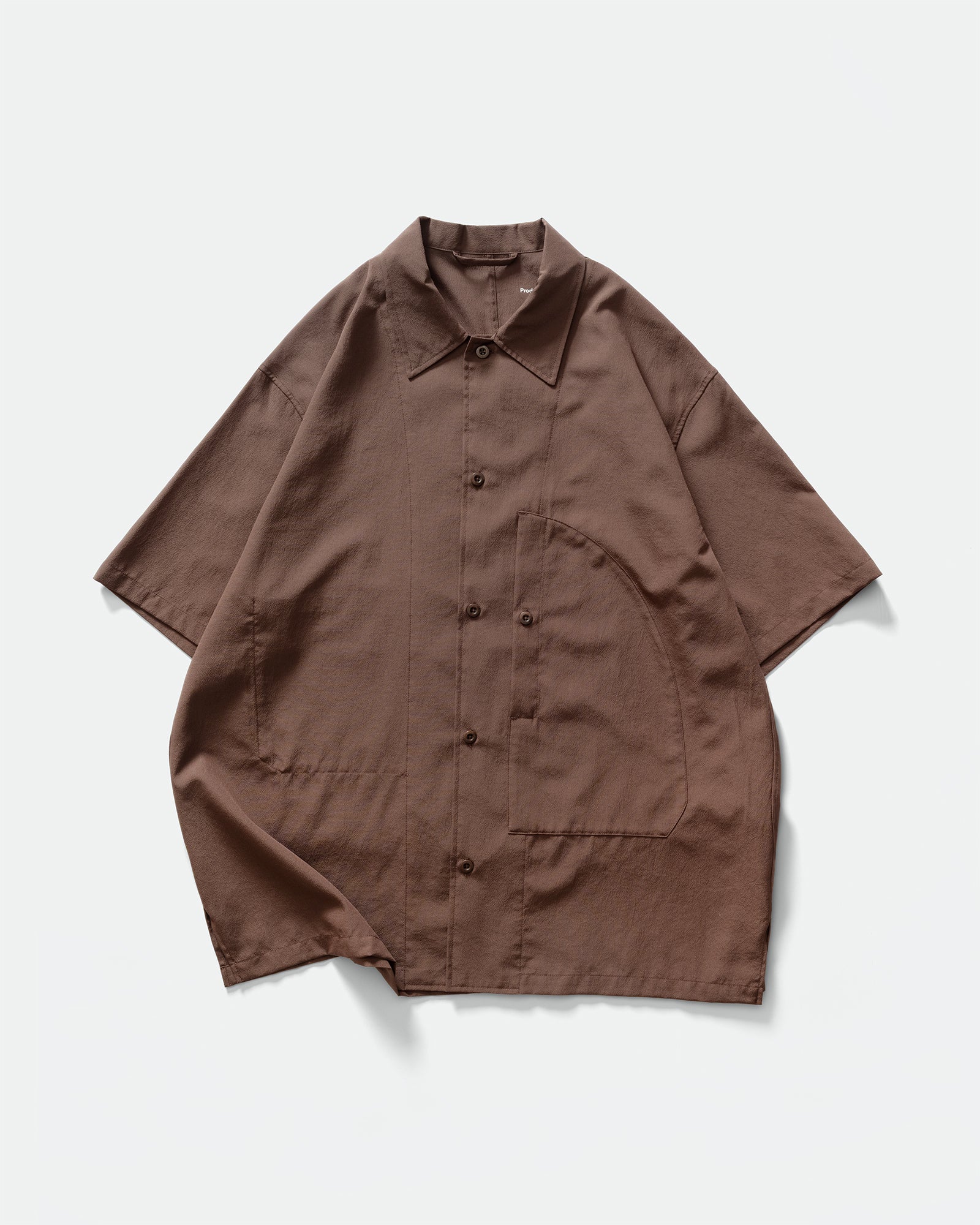Product Twelve - Ventilation Short Sleeve Shirt Brown