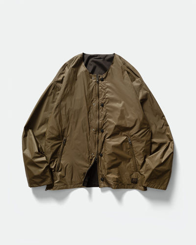 TAION - Milirary Reversible Zip Jacket Dark Olive Black