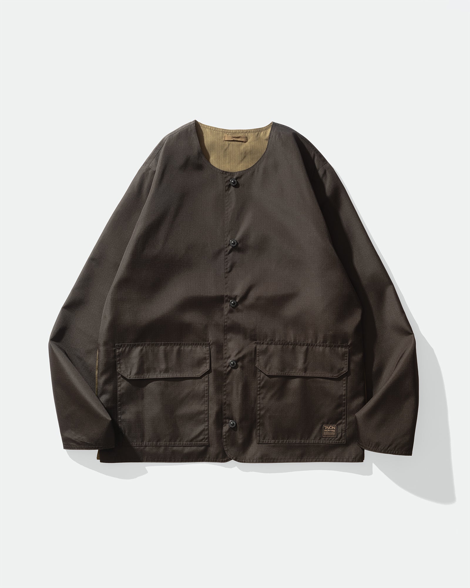 TAION - Military Reversible Crew Neck Jacket Black